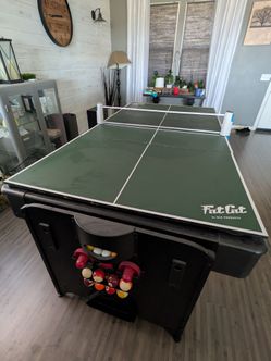 Fat Cat Pool Table with Ping Pong Top and Air Hockey