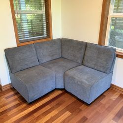 Modular Sofa Set - Blue - Great For A Corner Nook!