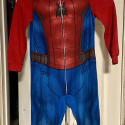 Marvel Spider-Man one piece pajama for boys size 4/5T