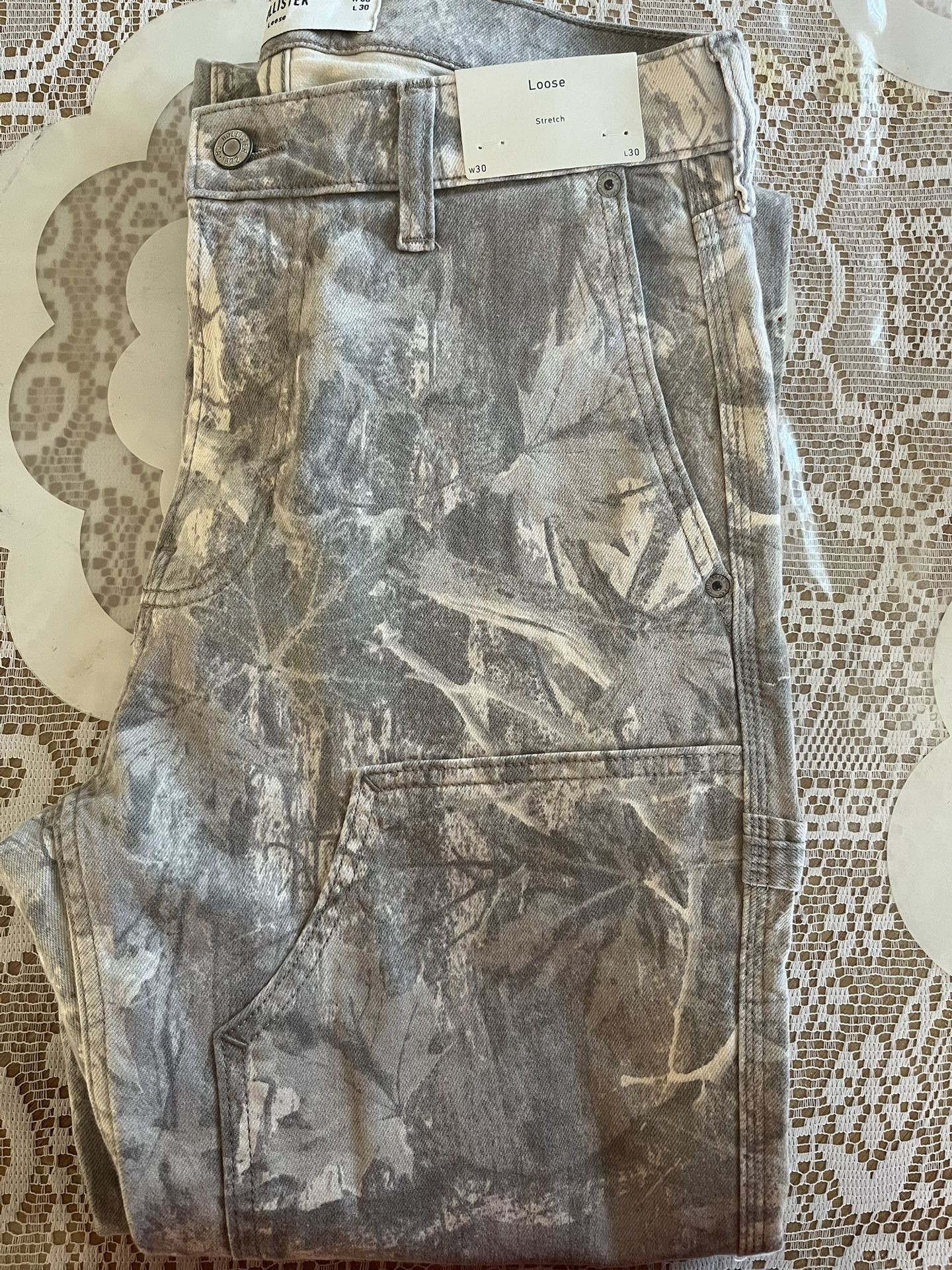 Camo Loose Stretch Pants W30 L 30