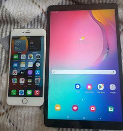 iphone 6s plus 32g and galaxy tab A 10.1 64g