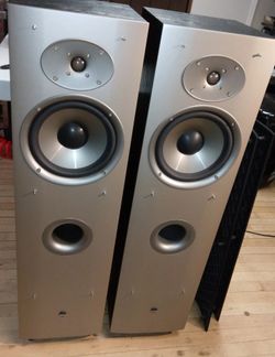 Athena Tower speakers and center speaker