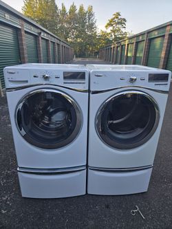 Whirlpool electric washer and dryer