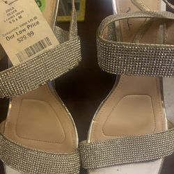 Adila Silver Wedges