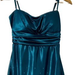 Teal Sequin Dress 