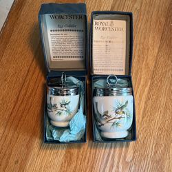 Vintage Royal Worcester Porcelain Egg Coddled 
