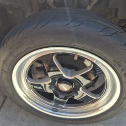 New Weld Ventura 17" skinny wheels and tires