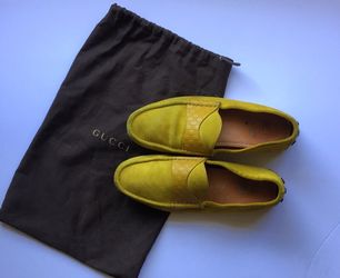 Gucci drivers suede size 9
