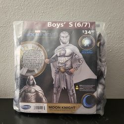 Marvel Moon Knight Youth Halloween Dress Up Cosplay Costume Lights Up Small 6-7