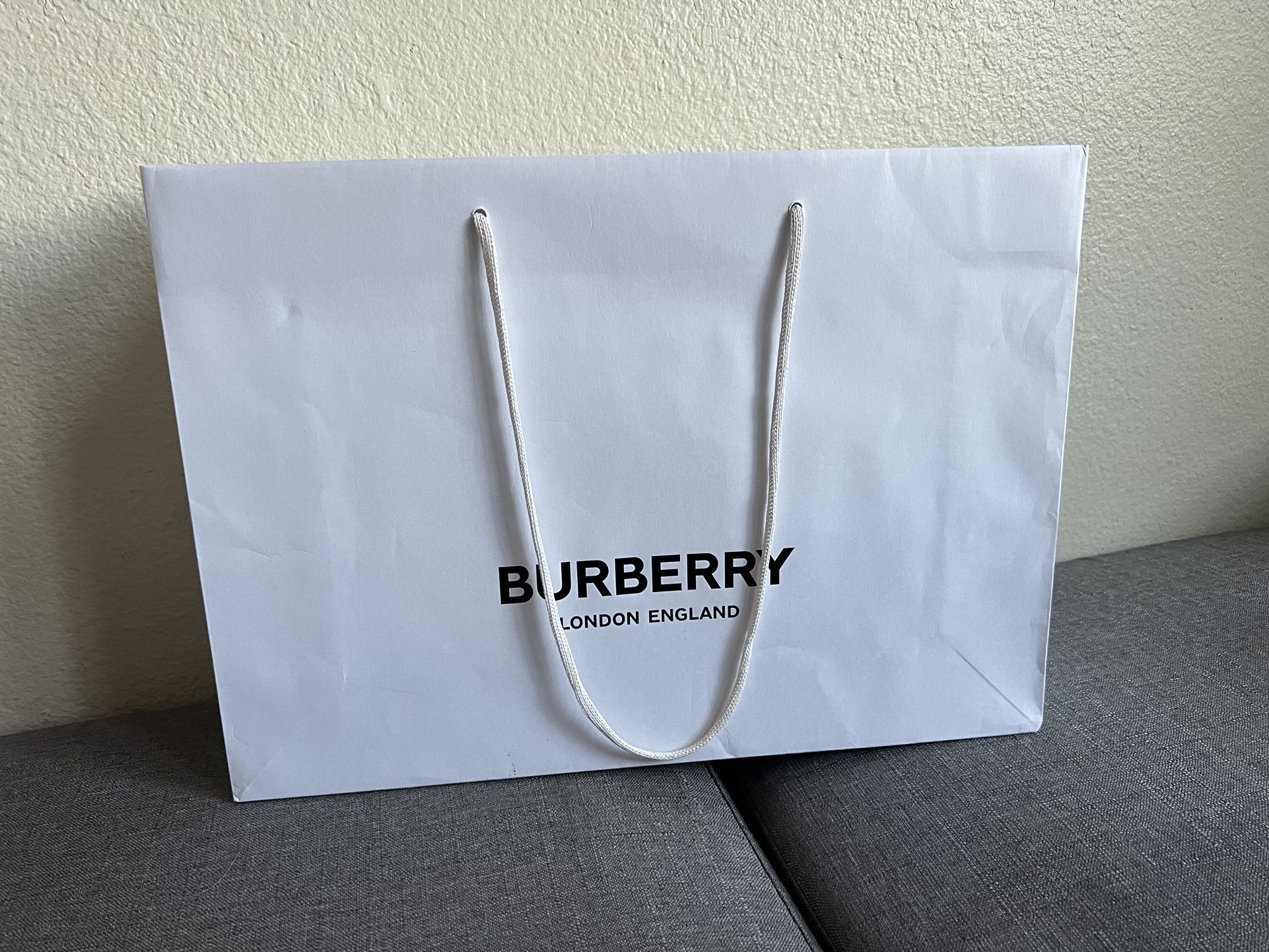 Burberry gift bag
