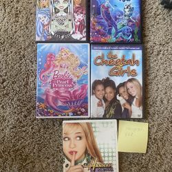 5 pack movies for young girls and kids for dvd