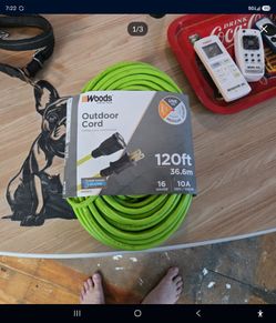 (New) extension cord 120 foot