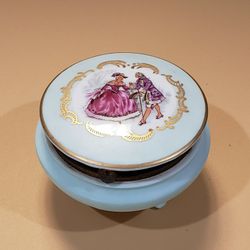 Vintage Porcelain Trinket Box 