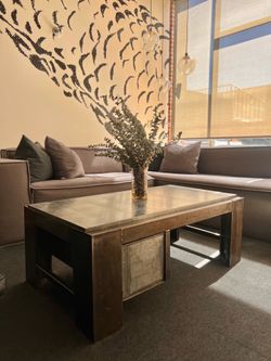Handmade Custom Industrial Coffee Table (NEED GONE BY JUL 27TH, OPEN TO OFFERS)