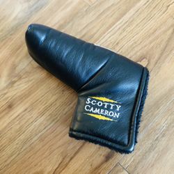 Titleist Scotty Cameron USA Flag Black Head Cover Vintage Crafted in USA