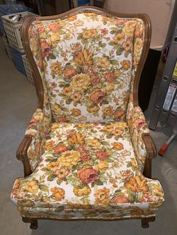 High back chair
