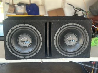 12” subwoofers with 2 amplifiers