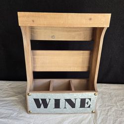3 bottle wine rack shelf