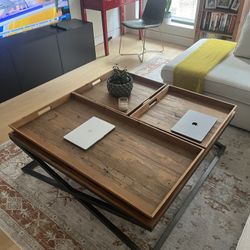 FREE Solid Wood Tray Coffee Table
