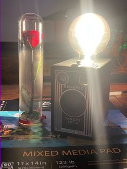 Kodak Brownie Target Six-16 Box Camera Vintage Art Deco Style Converted To Lamp 💡
