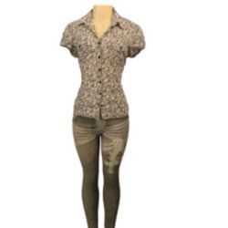 Michael Kors Sz M Woman Button Down