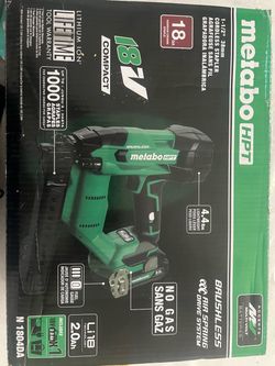 Metabo HPT 18V Cordless Brushless Stapler Ga18