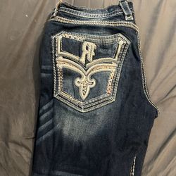 Rock revival and salvage men’s jeans