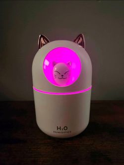 Cat H2O Humidifier with LED Night Light
