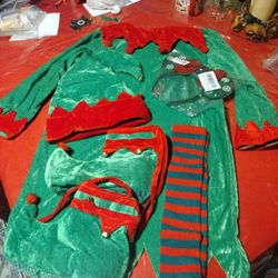 Elf Dress Large For Girl