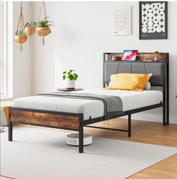 Twin Size Platform Bed Frame