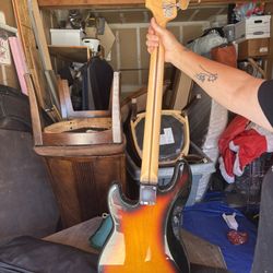 Electric Bass And Acoustic Guitar