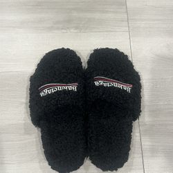 Balenciaga Furry Slides
