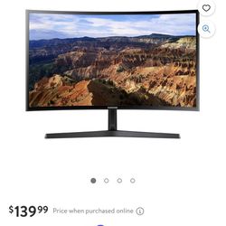 27 in Samsung Curved Gaming Monitor CF396