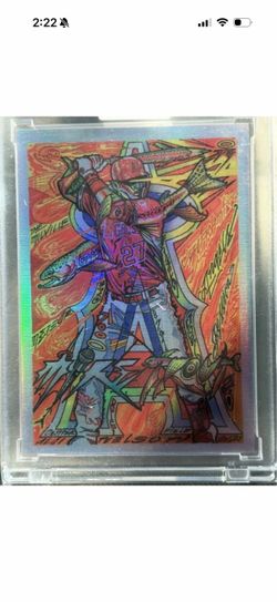 Mike Trout /70 Topps Project 70 Foil Art Baseball Card