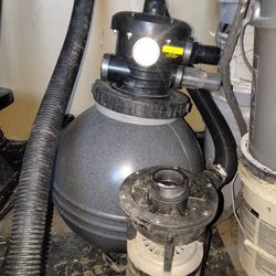 pool sand fillter and pump