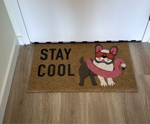 Cute French Bulldog Summer Doormat