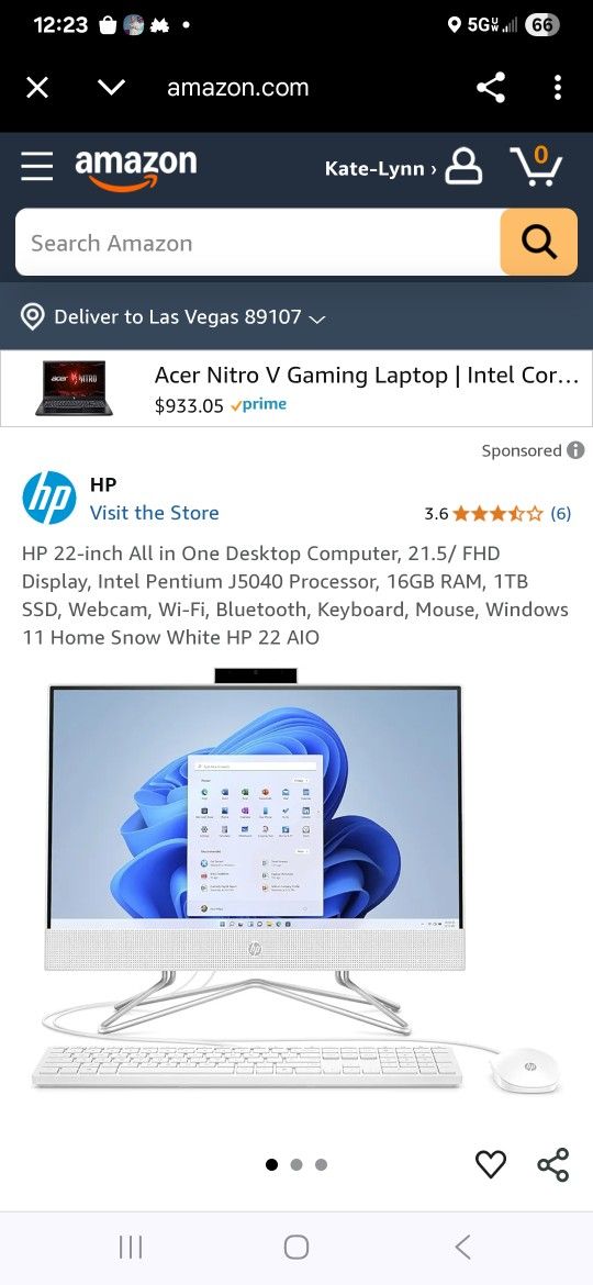 HP 22-in All-in-one Desktop Computer