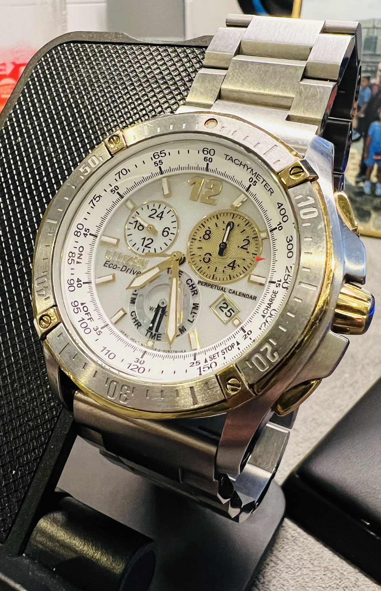 Citizen Eco drive Solar Chronograph E812 S054737