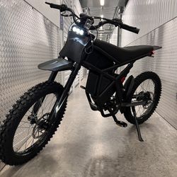 🚚FREE DELIVERY - 2400 Watt Electric Dirt Bike, 37MPH Top Speed, 36.4ah Dual Battery, Full Twist Throttle 