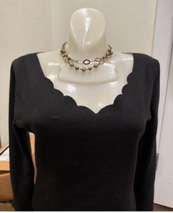 Paparazzi Layered Necklace & Earring Set Antique Gold Tone Beads