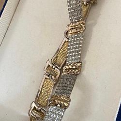 Manilla Stainless Adorno Laminado Joyería Antigua 