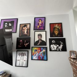 Artwork Featuring Famous Musicians 