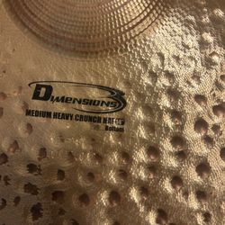 Pair of Paiste Dimensions 14” Medium Heavy Crunch Hi-Hats