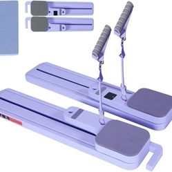 2025 Upgraded Pilates Reformer Machine, 360° Full-Body Toning Home Workout Equipment, Multifunctional Abdominal Board for Core & Abdominal Strength wi