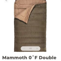 Mammoth 0 Degree Double Sleeping Bag