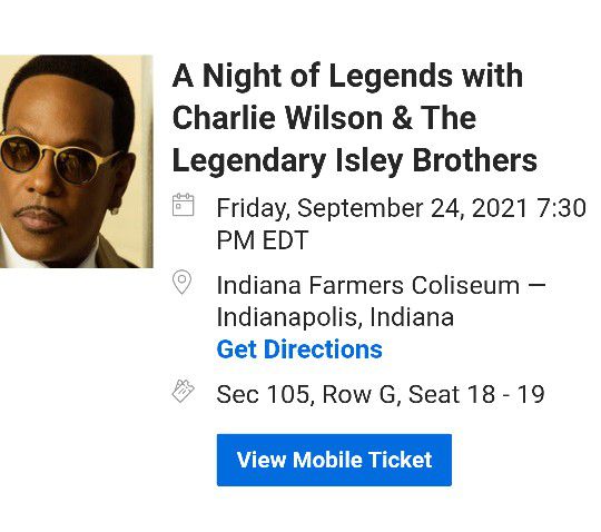Isley Brothers tickets For Sale