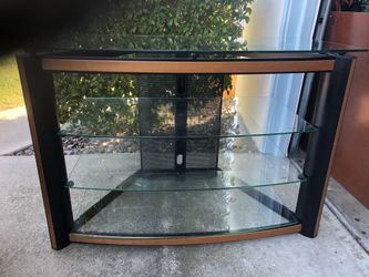 Glass TV Stand
