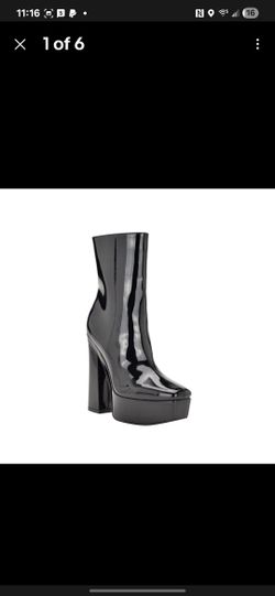 Guess Woman's Byra Boot Black 9.5 Med