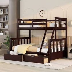 Full & Twin Bunk Bed
