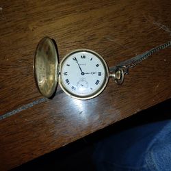 Swiss Pocket Watch Vintage 17 Jewel Nicolet 